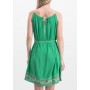 summer in the city dress smaragd crepe - Blutsgeschwister