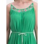 summer in the city dress smaragd crepe - Blutsgeschwister