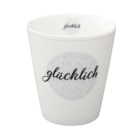 Tasse/Mug *glücklich* - Krasilnikoff