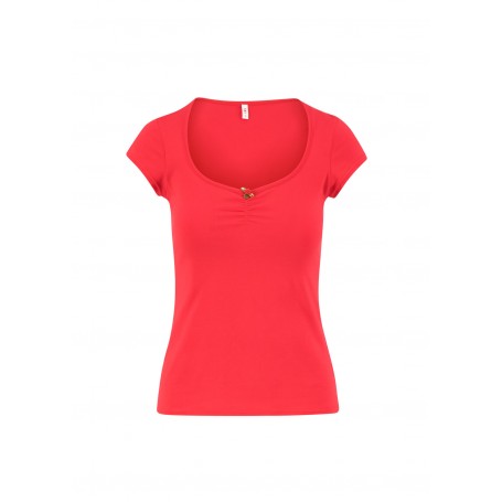 Logo shortsleeve feminine - simply red - Blutsgeschwister