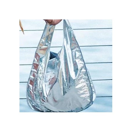 Recycled Shopping Bag silver - Baerepose
