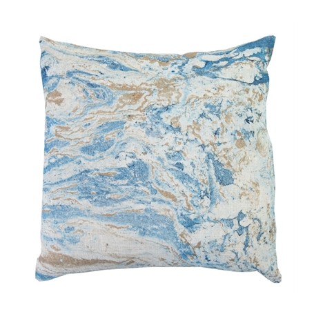 Kissen Marble blue/gold - by Room