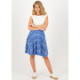 Rock - fullmoon circle skirt - dutch delft - Blutsgeschwister