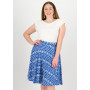 Rock - fullmoon circle skirt - dutch delft - Blutsgeschwister