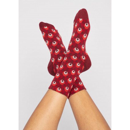 Socken sensational steps -red retro- Blutsgeschwister