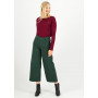 Hose high waist culotte - forest green - Blutsgeschwister