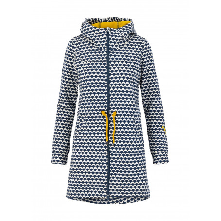 Kapuzenjacke cosyshell hooded long - sunny seaside  - Blutsgeschwister