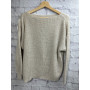 Pulli Lochmuster *Beige* - Amaphi Selection