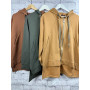 Oversize Sweatjacke Cosy *Braun* - Amaphi Selection