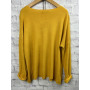 Pulli Basic mit Kette *Ocker* - Amaphi Selection