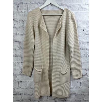 Strickjacke Welle *Beige* - Amaphi Selection