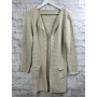 Strickjacke Welle *Beige* - Amaphi Selection