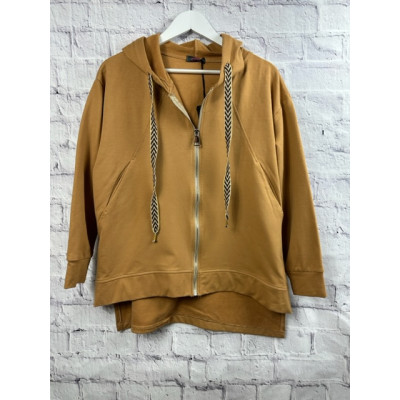 Oversize Sweatjacke Cosy *Camel* - Amaphi Selection